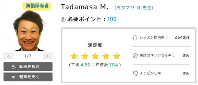 Tadamasa M. (タダマサ M.先生)