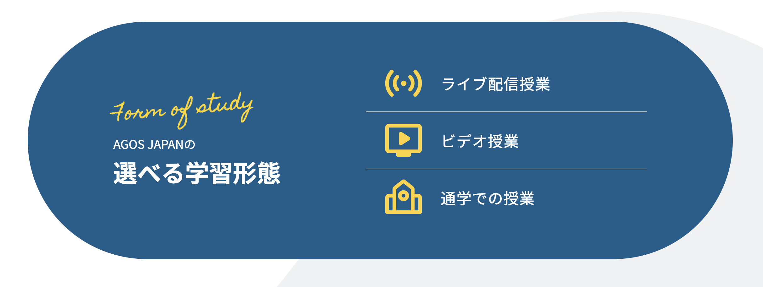 選べる学習形態